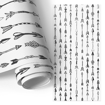 Nalepka na meble z motywem strzał w różnych kształtach