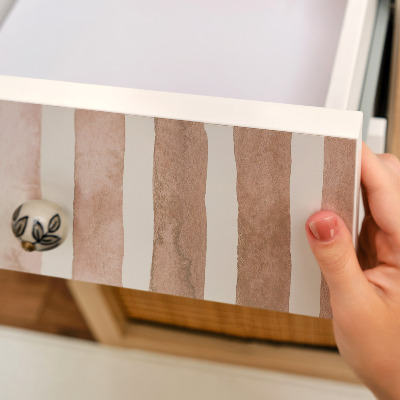 Folia do mebli Pasy beżowe