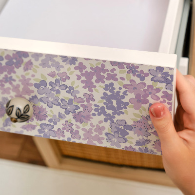 Folia do oklejania mebli Kolorowe kwiaty