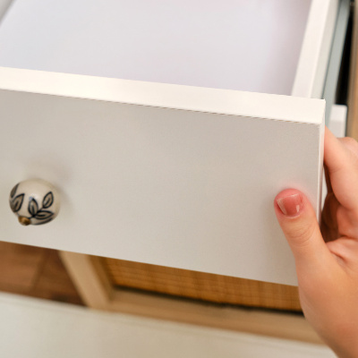 Naklejka na szafki Czysta biel