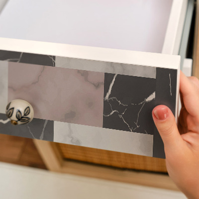 Nalepka na meble Marmurowy styl