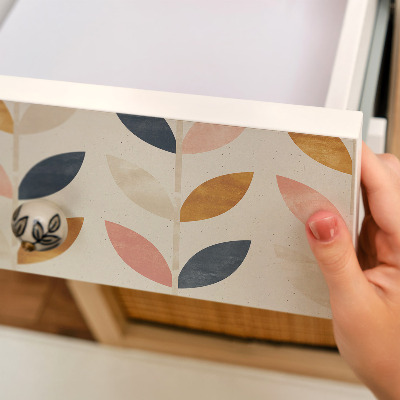 Folia do oklejania mebli Liściasty wzór