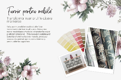 Folia na meble Floral wzory