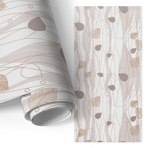 Naklejka na szafki Liściasty pattern