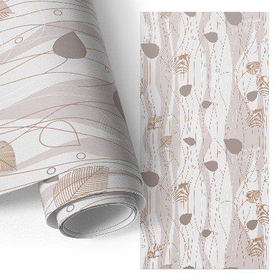 Naklejka na szafki Liściasty pattern