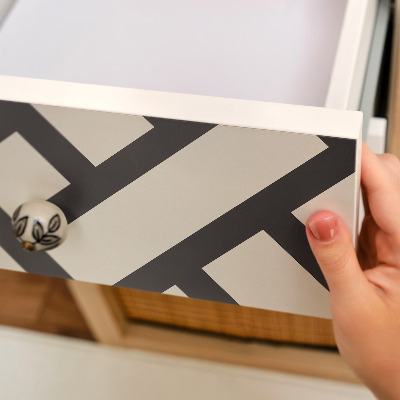 Nalepka na meble Prosta plecionka