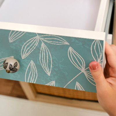 Folia do oklejania mebli Roślinny wzór