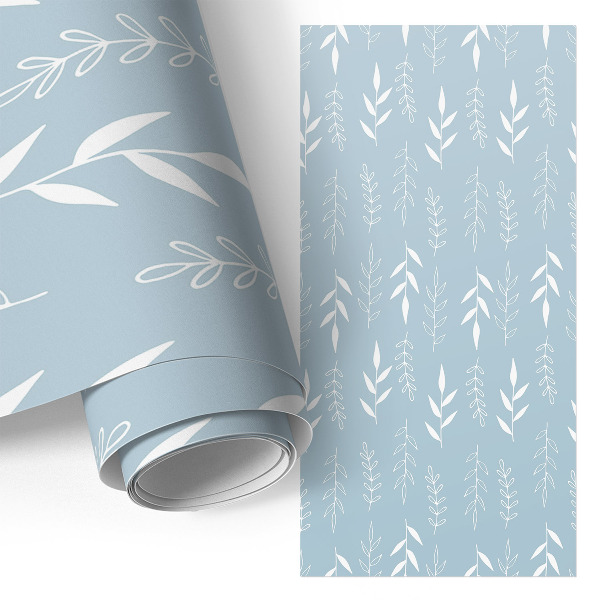 Folia do mebli Liściasty motyw