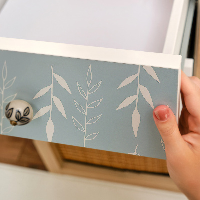 Folia do mebli Liściasty motyw