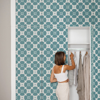 Folia meblowa Kwiatowa geometria