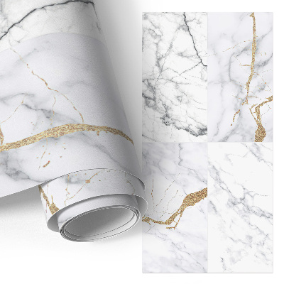 Folia do mebli z motywem czarnego marmuru nadająca elegancki wygląd