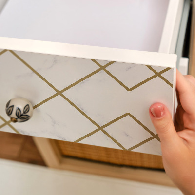 Folia meblowa Geometria marmuru