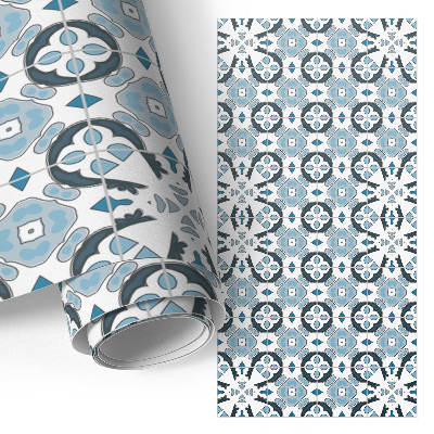 Folia na meble z geometrycznym motywem nadająca elegancki wygląd