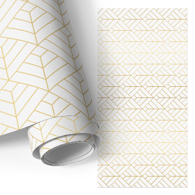 Folia samoprzylepna na meble z motywem minimalistycznej geometrii