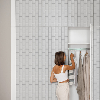 Folia do mebli Białe kafelki