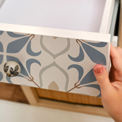 Nalepka na meble Retro kwiaty