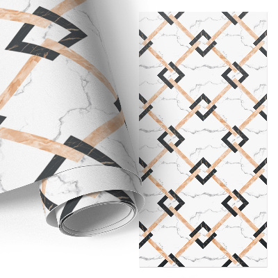 Naklejka na szafki Plecionka na marmurze