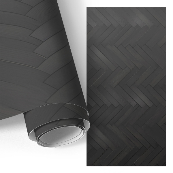 Folia do oklejania mebli Ciemna jodełka