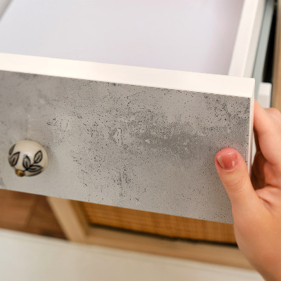 Folia do mebli Szara ściana