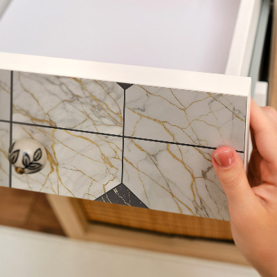 Folia do oklejania mebli Luksusowy marmur