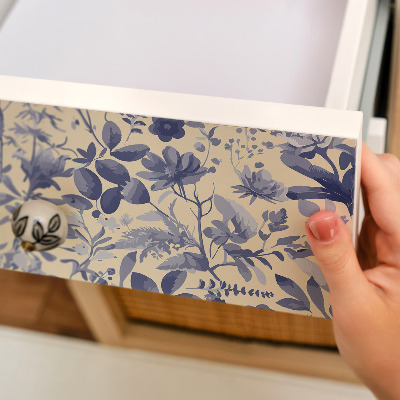 Nalepka na meble Kwiatowy wzór