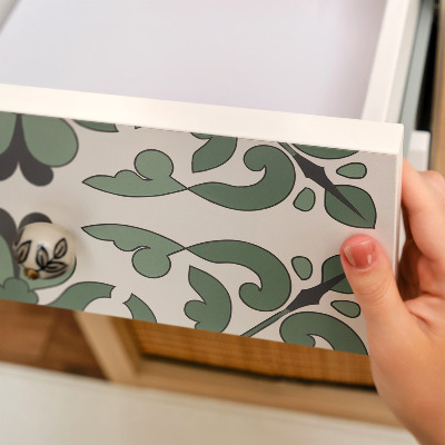 Naklejka na meble Zielony ornament