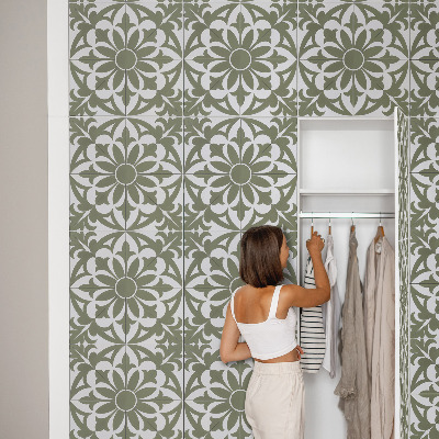 Nalepka na meble Zielone liście