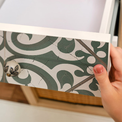 Folia samoprzylepna na meble Roślinne zawijasy