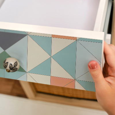 Nalepka na meble Geometryczna mozaika