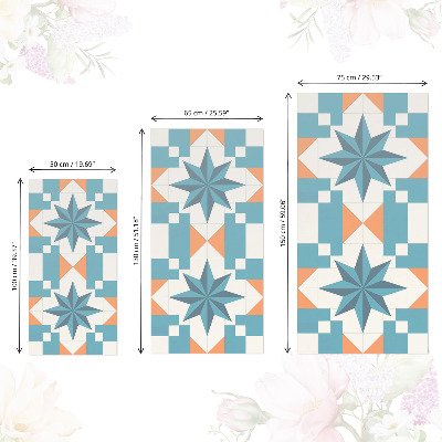 Folia do oklejania mebli Kafle gwiazdy