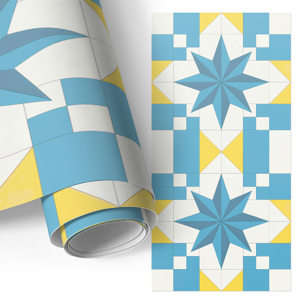 Folia samoprzylepna na meble Niebieska gwiazdy