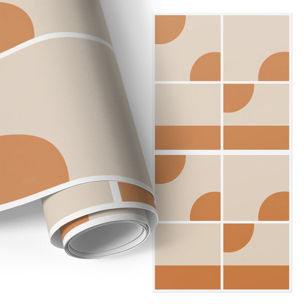 Folia na meble Kształty vintage