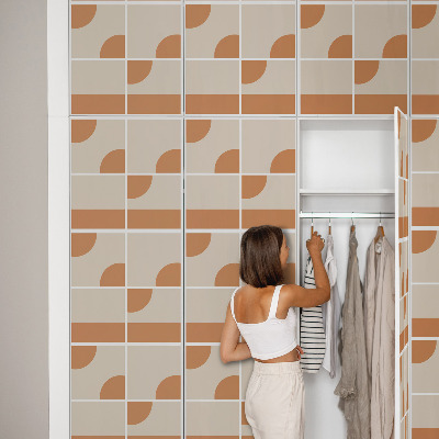 Folia na meble Kształty vintage