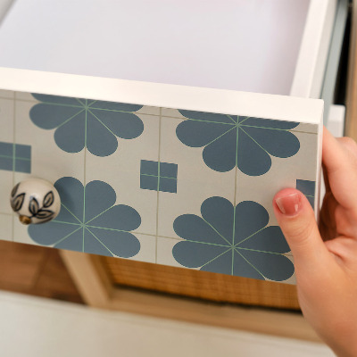 Folia na meble Kwiatowa geometria