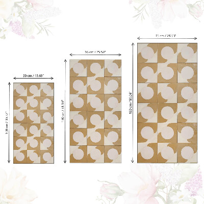 Folia do oklejania mebli Musztardowe kształty