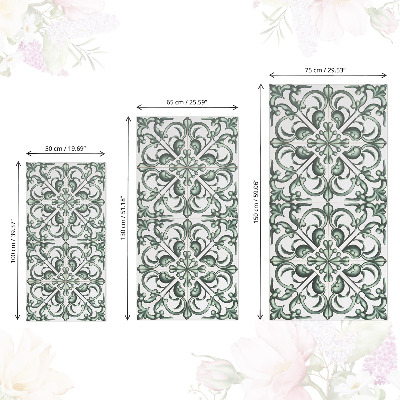 Naklejka na szafki Zielona elegancja