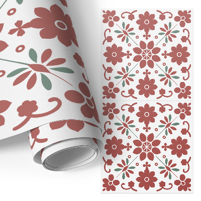 Naklejka na meble Ludowe kwiaty