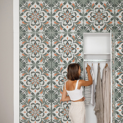 Naklejka na meble Kwiatowa symetria