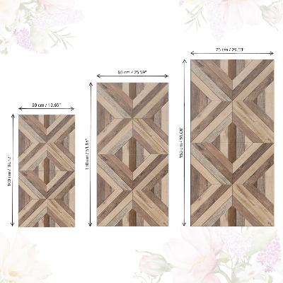 Folia samoprzylepna na meble Drewniana układanka