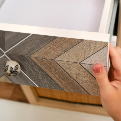 Folia samoprzylepna na meble Drewniana elegancja