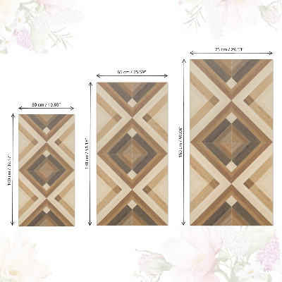 Folia na meble Drewniana mozaika