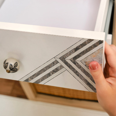 Naklejka na szafki Geometria nowoczesna