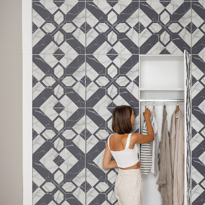 Folia samoprzylepna na meble Geometryczna elegancja