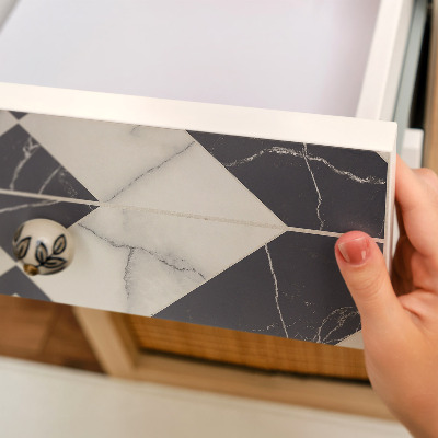 Folia samoprzylepna na meble Geometryczna elegancja