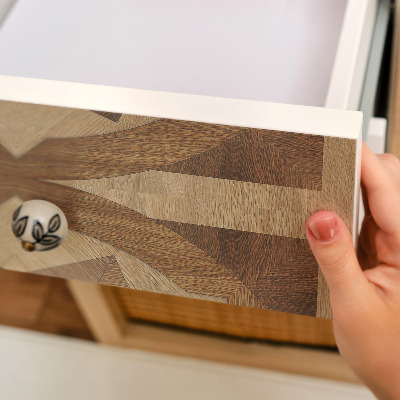 Folia na meble Drewniane koła