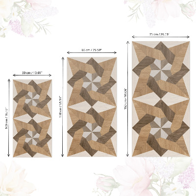 Naklejka na szafki Drewniane ornamenty