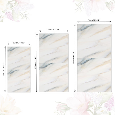 Naklejka na meble Jasny marmur