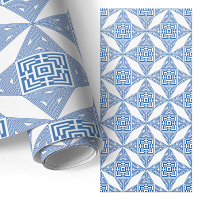 Folia do oklejania mebli z wzorem greckiej mozaiki