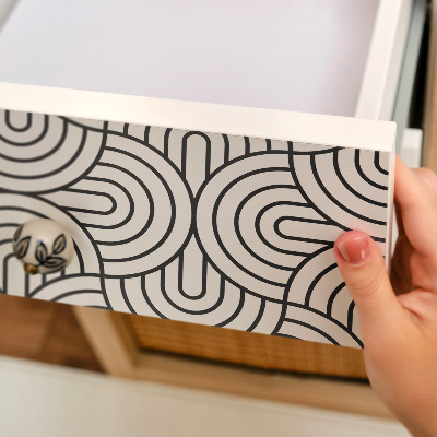 Nalepka na meble Geometryczne wzory