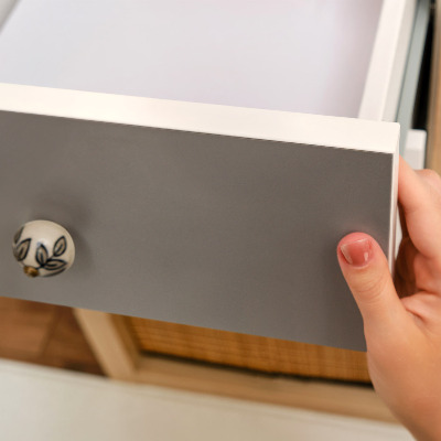 Naklejka na szafki Ciemny szary